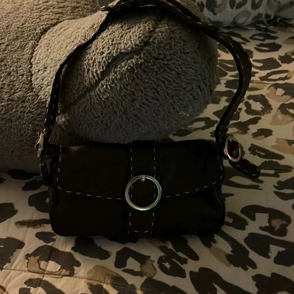 Donald J Pliner® ◈ Whipstitch Leather Satchel Bag